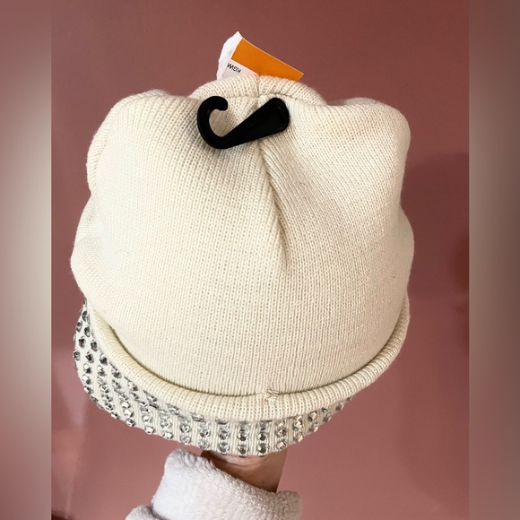 Kurt Geiger White (Bone)Beanie with Silver Embellishments.
NWOT main image 6